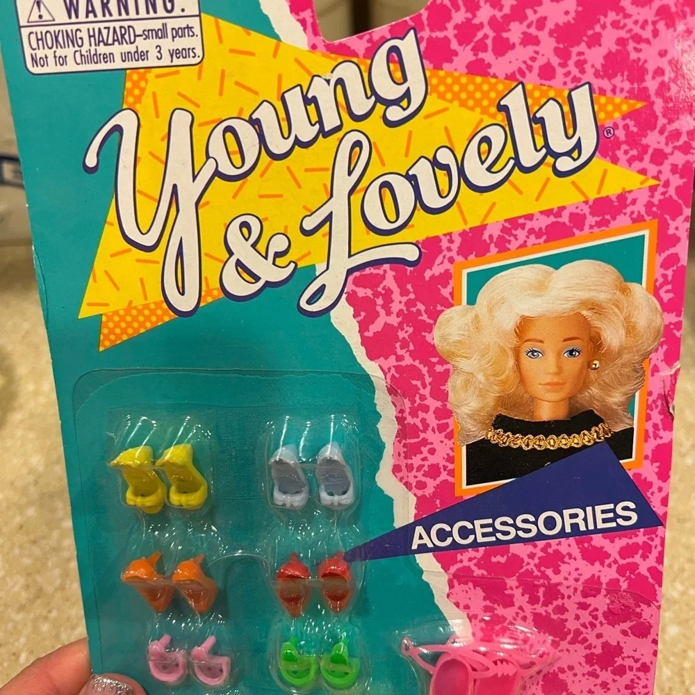 Young & Lovely 1995 Barbie Shoes Rare